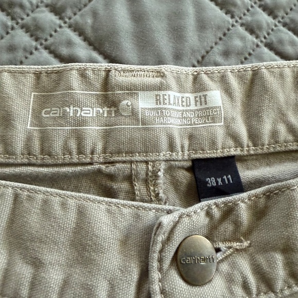 Carhartt Rugged Flex Relaxed Fit Canvas Utility Work Shorts Bundle of 2 Size 38 - Picture 6 of 15